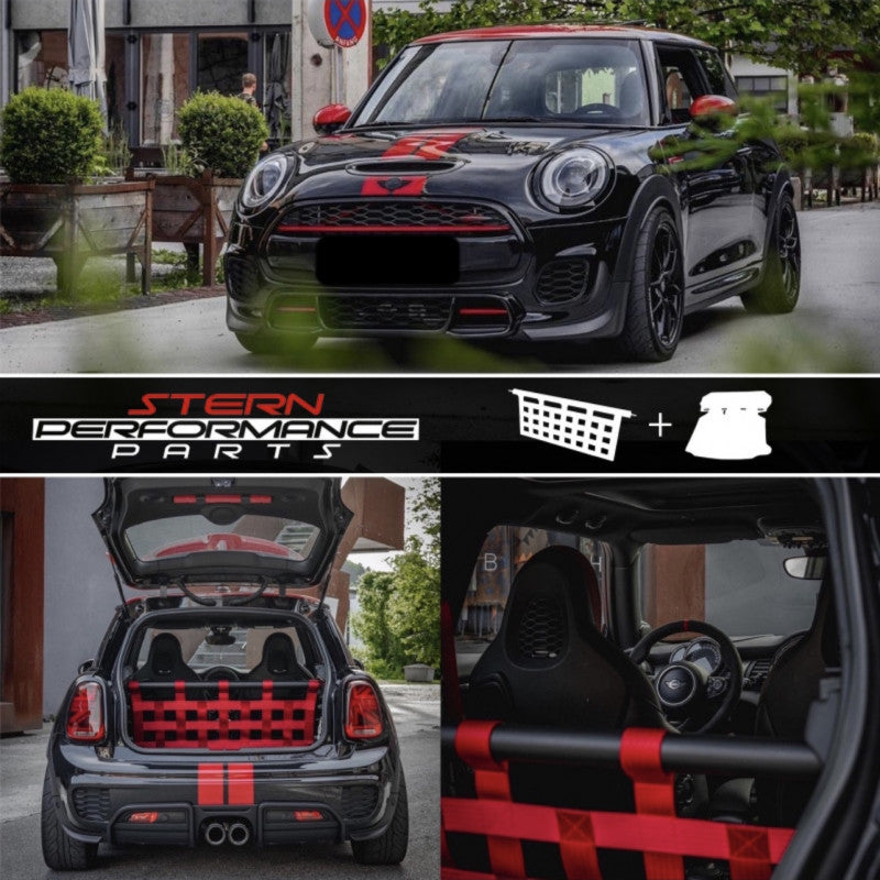 Clubsport complete set strut with net and carpet for Mini F56 Cooper S JCW